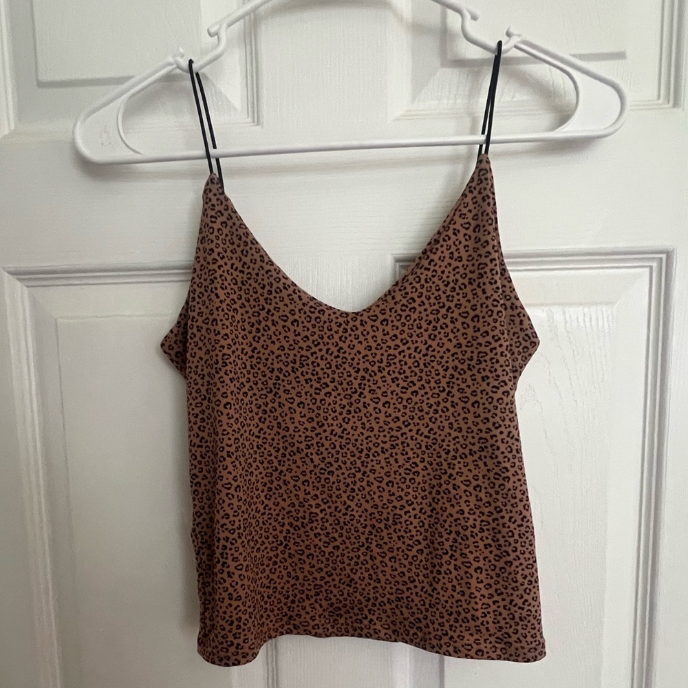 NWT animal print sleeveless top
